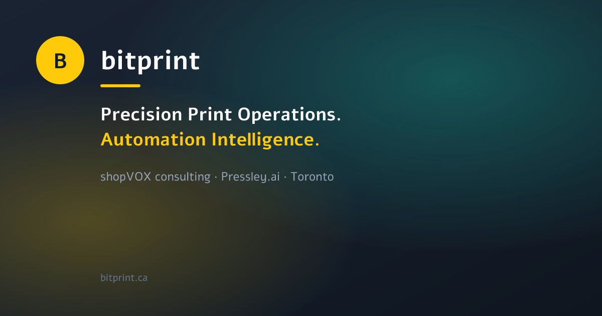 Bitprint | shopVOX, Enfocus & Prepress Expertise